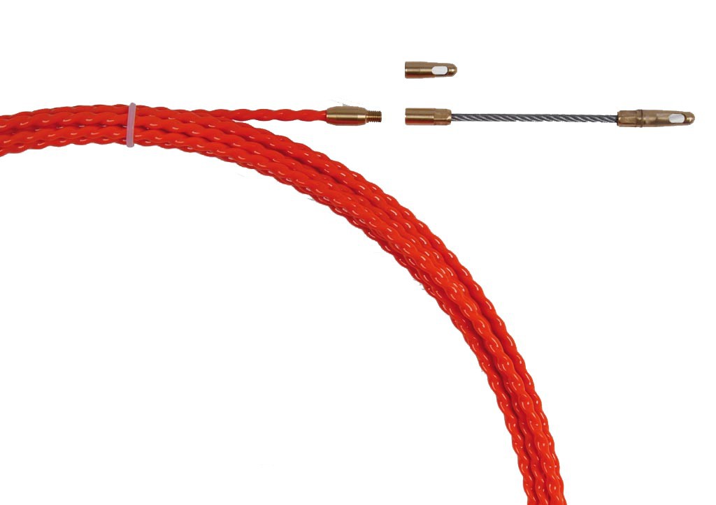 Pasa Cable Guía Pasacables Pasahilos Sonda 25 METROS Nylon Macizo 4mm  diámetro